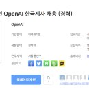 OpenAI 국내채용 그리고 팔란티어 이미지