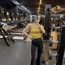 머슬앤핏 | 머슬앤뷰티 부츠컷 레깅스 필라테스복 요가복 레깅스 헬스장 여자 운동복 추천