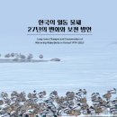 물새들의 월동분포 변화가 기후대응 시급성 알려-‘한국의 월동 물새 27년의 변화와 보전 방안’ 발간 이미지