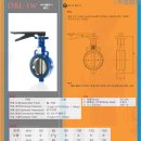 주철버터플라이밸브(레버) 이미지