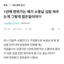 블라) 아니 1년에 한번 가는 애기 소풍날 김밥 싸주는 게 힘든일이야? 이미지