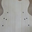 Archtop Guitar 만들기 4 - Top plate ; F-hole &amp; Bracing 이미지