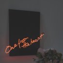 캔버스 네온사인 제작 이미지