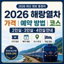 해랑여행사 | 2026 해랑열차 가격｜예약 방법·코스·2인실·3인실·4인실 안내