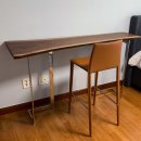 H1025 | 우드슬랩 바테이블 집안으로 들이기