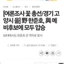 고양을 지역구 한준호 의원, 국민의힘 후보군들 각각 30%이상 앞서...(여론조사 꽃) 이미지