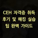 CEH 자격증 취득 후기 및 해킹 실습 팁 완벽 가이드