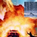 폭우가 쏟아지기 전에 여호와의 불이 내리는 성령의 나타남 이미지