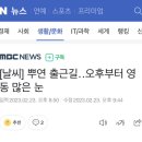 [날씨] 뿌연 출근길‥오후부터 영동 많은 눈 이미지