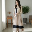 메리앤유 | 일상에 따뜻한 활력을 불어넣어 준 '메리앤유 도톰 네모배색패턴 니트소재 콤비 원피스' 사용 후기