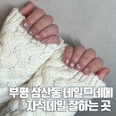 굴포로 | 네일므네메 부평 삼산동 봄맞이 자석네일 후기