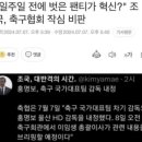 "일주일 전에 벗은 팬티가 혁신?" 조국, 축구협회 작심 비판 이미지