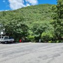 성주산 자연휴양림 대형주차장 이미지