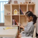 H1141 | 유아 교구장 아기방 꾸미기 좋은 모로우드 원목 수납장