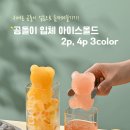 곰돌이 입체 아이스몰드 2p, 4p 3color 이미지