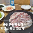 원산가 | 울산 공업탑 맛집 자연산횟집 원산가 추천