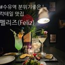 FELIZ(펠리즈) | 수유역 칵테일 펠리즈(Feliz) 비주얼 분위기 위치 메뉴 가격 후기