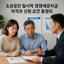 신설세탁소 | 소상공인 일시적 경영애로자금 자격과 신청 요건 총정리