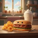 행운쉼터 | 맥도날드 행운버거 골드 스페셜.. 컬리후라이 바닐라 셰이크 꿀조합 후기