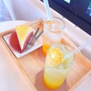 멜팟 | 제주도 애월 카페 맛집 [멜팟(Melpot)] 곽지해수욕장 카페 내돈내산 후기 (청귤에이드)