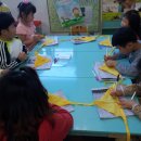 치자로 물들이기 이미지