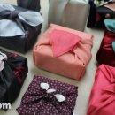 보자기 선물 포장법 이미지