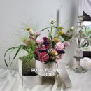 플라워아트 작품 제작 이미지