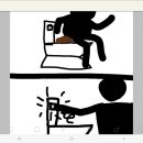 화장실을 이용하고 꼭 낼.기 픽토그램입니다 이미지