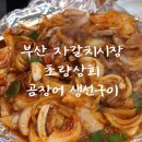 부산자갈치시장 초량상회 곰장어와 생선구이 내돈내산