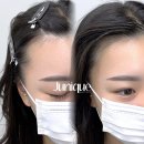 태평양군자점 | [쥬니크] 구의동 M자 이마 헤어라인 문신, 남녀 모두 만족했던 디자인
