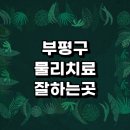 인천 부평구 근처 물리치료 추천 정형외과 잘하는곳 전문병원 금액 허리 손가락 디스크 협착증 통증 목...
