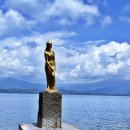 신사2-014 | 일본 소도시 도호쿠 여행, 아키타 다자와 호수 타츠코상