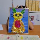 초등 창의미술 | 텍스처 콜라주 페인팅(Texture Collage Painting)으로 완성한 감성 나무액자 — 초등 창의미술 수업