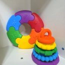 색깔 | 젤리스톤 실리콘 색깔 퍼즐 + 링 끼우기 후기
