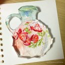 수분가득 수채화 네이버블로그