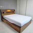 7단지 럭키슈퍼 | 수납침대 퀸 사이즈,조명까지 갖춘 실사용 슈퍼싱글 침대, 김포가구단지 김포가구점에서