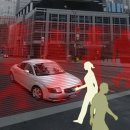 횡단보도 앞 이미지