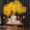 돈나무 | 가게에 두니 금전운이? 행운 고양이 돈나무 장식품 후기