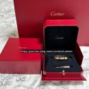 [Cartier](정품후기)까르띠에 러브팔찌 오리지널 로즈골드,옐로우골드&amp;16,17 사이즈 비교_사이즈 교환...