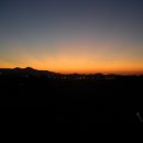 황금빛 노을 이미지