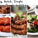 집에서 즐기는 레스토랑 요리 이미지