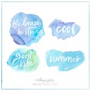 감성 일러스트 캘리그라피 이미지