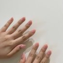 네일리본아카데미 | 청주 산남동네일, 코랄 핑크 리본 포인트 후기
