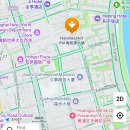 화수식당 건너편 횡단보도(화수사거리) | 상하이 난징동루 와이탄 맛집 하이디라오 훠궈 방문 후기