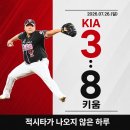 키움 | [07/26] KIA : 키움 후기 - 홈런 타이거즈, 적시타 제로