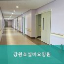 춘천시요양원,동면요양원 강원효실버요양원 - 최신 시설에서 쾌적하게 생활하세요