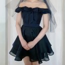 끌로앤유 | W09. 본식 블랙 웨딩드레스 맞춤 제작 후기 끌로앤유 clo&u 스몰웨딩 실크웨딩드레스 추천
