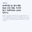 그린메디칼(Green Medical) | SK케미칼 GC 용도개발 R&amp;D 신입 채용, 이것만 알고 지원하세요 (2026 상반기)