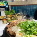 은행시장 | 남한산성 맛집 양지동 미나리 삼겹살 구워주는집 무쇠뚝삼겹 은행시장점 후기