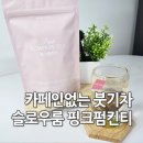 펌킨 | 카페인없는 붓기차 추천 슬로우룸 핑크펌킨티 후기